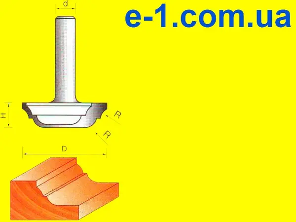 Фреза фасонная пазовая для ручного фрезера Глобус 2156 R6