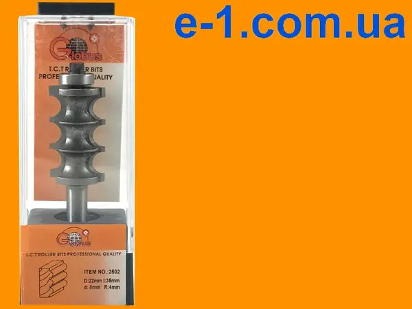 Фреза кромочная фигурная на подшипнике Глобус 2502 R4
