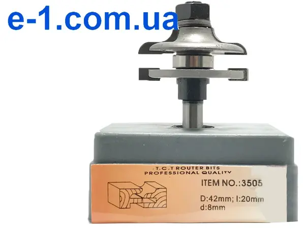 Комбинированная рамочная фреза по дереву 3505 D42 d8 h20