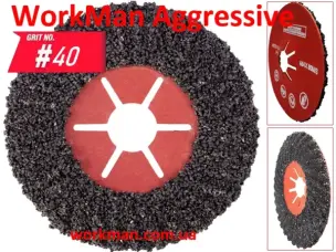 Фибровый круг зачистной 125 мм P40 Aggressive