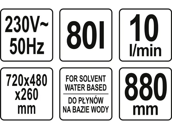 Мойка для чистки деталей на СТО Yato YT-55808
