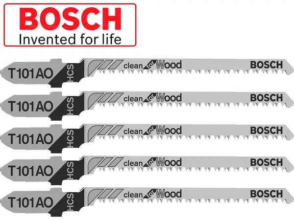 Пилка для електролобзика по дереву Bosch T101AO чистий фігурний різ