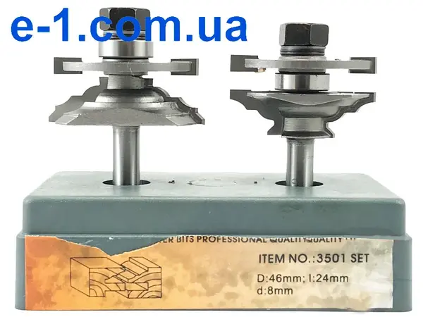 Набор рамочных комбинированных фрез для сращивания Глобус 3501set
