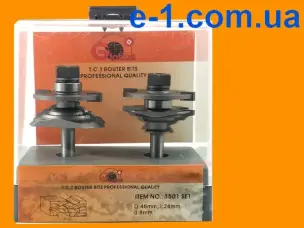 Набор рамочных комбинированных фрез для сращивания Глобус 3501set
