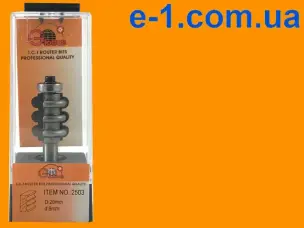 Кромочная фигурная фреза с нижним подшипником Глобус 2503 R3