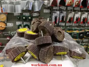 Лепестковый круг для дрели WorkMan FW-60х25 P100