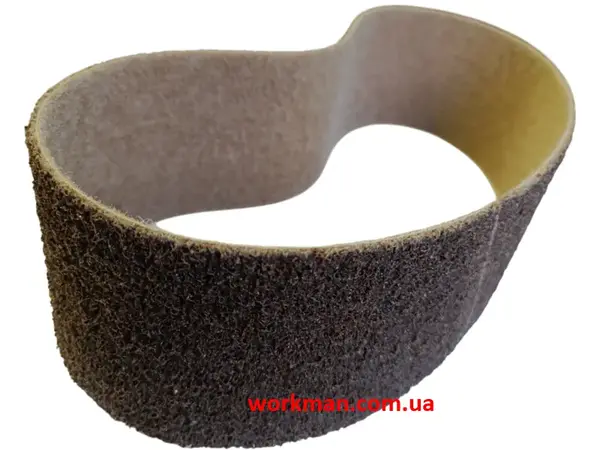Шліфувальна стрічка з нетканого матеріалу (Скотч Брайт) WorkMan 100х914мм Coarse