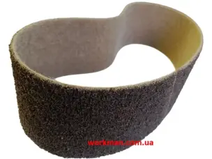Шліфувальна стрічка з нетканого матеріалу (Скотч Брайт) WorkMan 100х914мм Coarse