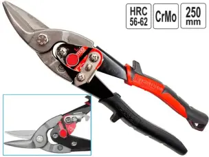 Ножиці по металу ліві CrMo 250мм
