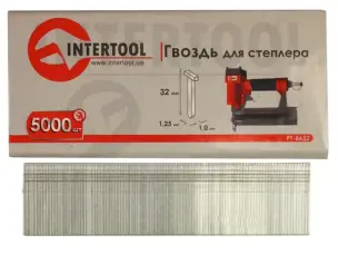 Гвозди для пневмостеплера (18GA) 1х1,25мм 32мм