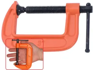 Струбцина G-образная усиленная 75 мм WorkMan Heavy Duty