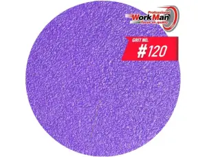 Круг на липучці WorkMan Ceramic 125мм P120 для шліфування перед ґрунтом