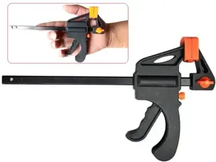 Струбцина швидкозатискна пістолетна WorkMan Automatic 100х36 мм