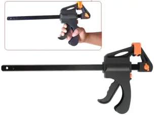 Струбцина швидкозатискна пістолетна WorkMan Automatic 200х60 мм