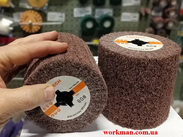 Шлифовальный валик Скотч Брайт WorkMan NW-P80