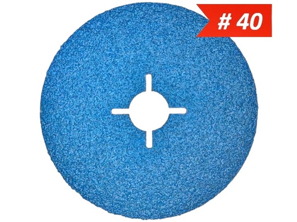 Фибровый круг 125 мм P40 циркониевый Zirconium PRO