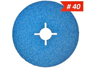 Фибровый круг 125 мм P40 циркониевый Zirconium PRO