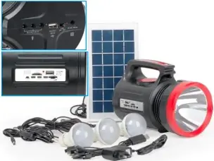Ліхтар акумуляторний світлодіодний LED 5 W + 22 SMD