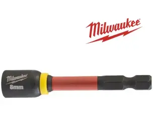 Магнітна головка 8 мм Milwaukee Shockwave для шуруповерта (65 мм)