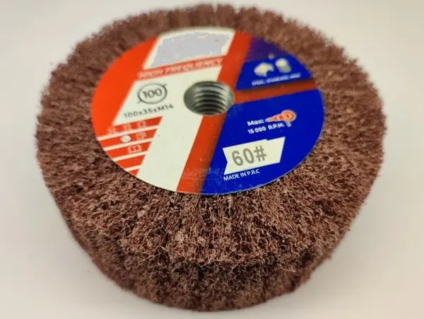 Круг на болгарку Scotch Brite 100х35мм Р60