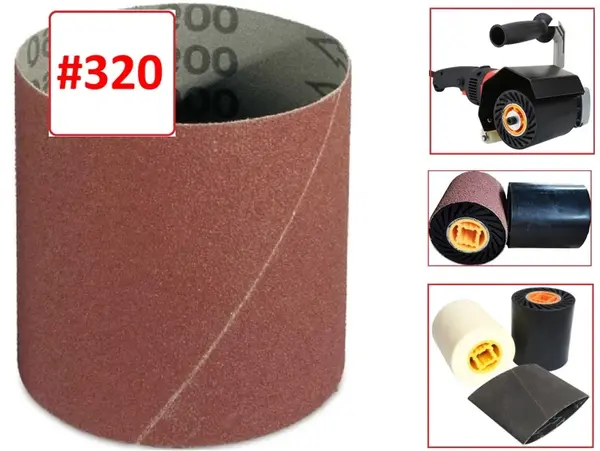 Шлифовальная гильза для щеточной шлифмашины Р320