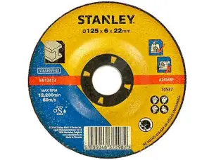Диск зачистной по металлу Stanley 125х6мм