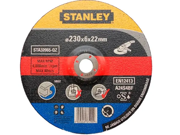 Диск зачистной по металлу Stanley 230х6мм