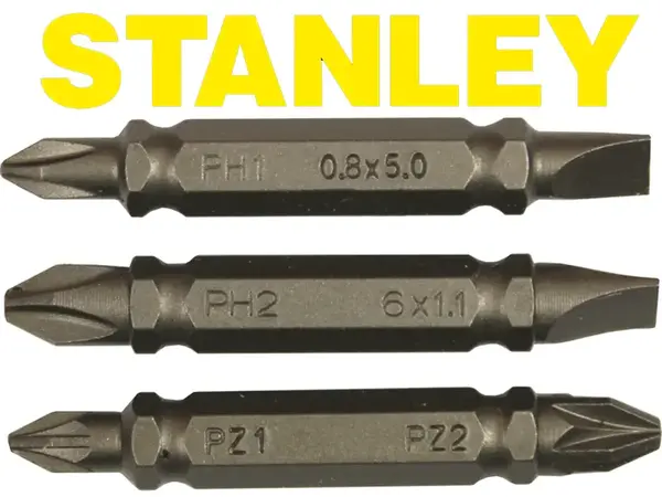Набор двухсторонних крестовых бит 48мм Stanley