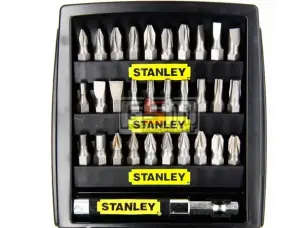 Набор из 29 насадок бит для шуруповёрта Stanley