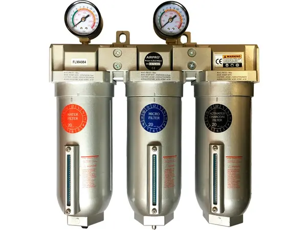 Фільтр потрійного очищення повітря Pro AIR 1/2" (0.01 мкм)