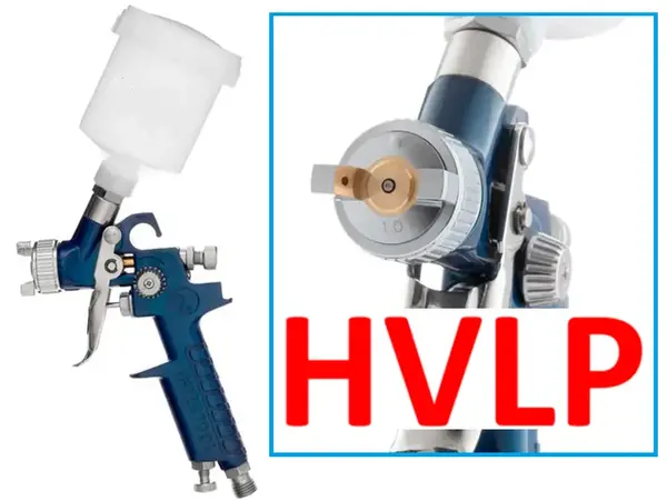Краскопульт пневматический HVLP Mini форсунка 1.0 мм