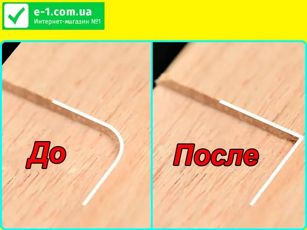 Кутова стамеска для петель 90° з пружиною HSS