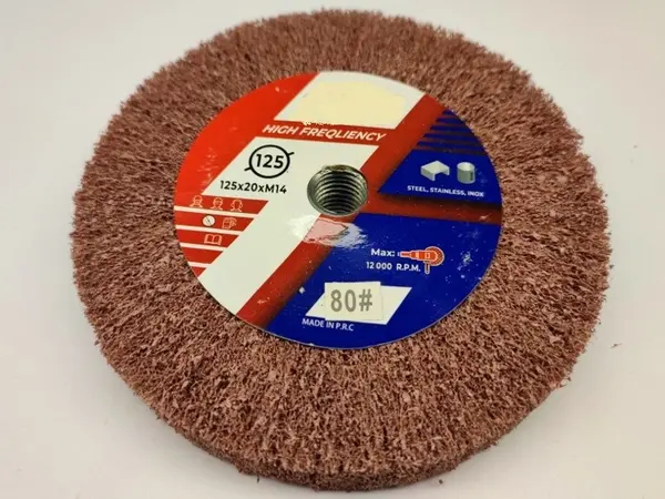 Круг Scotch Brite на болгарку 125х20мм Р80