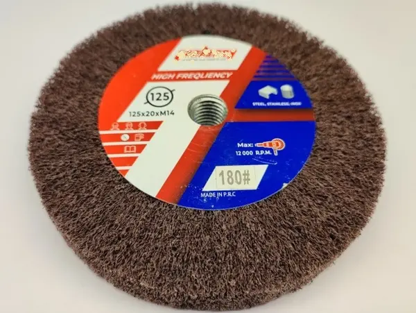 Круг Scotch Brite на болгарку 125х20мм Р180