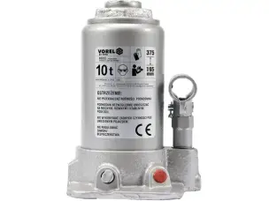 Домкрат пляшковий гідравлічний для авто 10т Vorel 80052