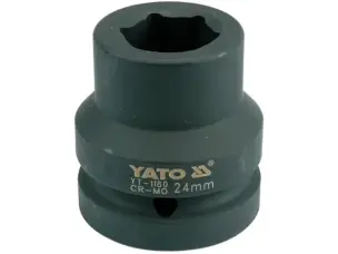 Ударна головка для гайковёрта під квадрат 1 '' 24мм (довжина 54мм) Yato YT-1180