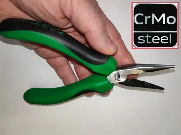 Довгогубці прямі TopTul CrMo 170мм
