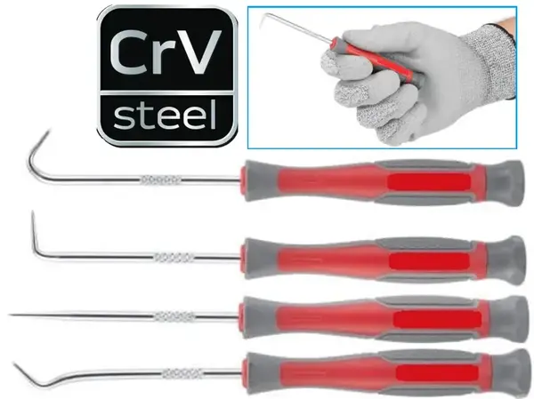 Крючки для снятия сальников CrV PICK-4