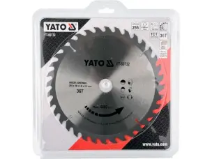 Диск для циркулярки з напайками 255x30x36зубов Yato