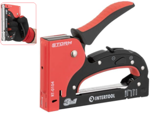 Степлер 3 в 1 STORM Intertool RT-0104 (скоба, цвях, шпилька)