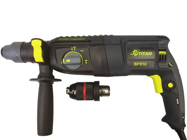 Перфоратор Titan BP810 (800 Вт, 3 режими) зі змінним патроном