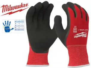 Робочі рукавиці Milwaukee Premium нітрилові 10/XL (Cut 1)