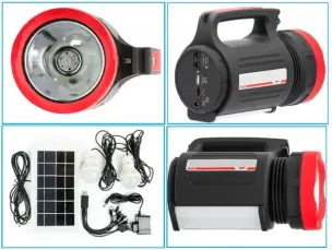 Автономна система освітлення WORKLIGHT STORM із сонячною панеллю