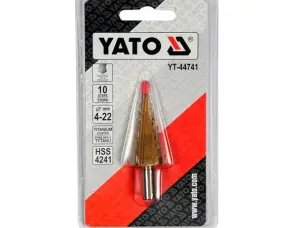 Сверло по металлу ступенчатое Yato 4-22мм