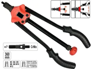 Заклепочник різьбовий CrMo 360мм М3-М12