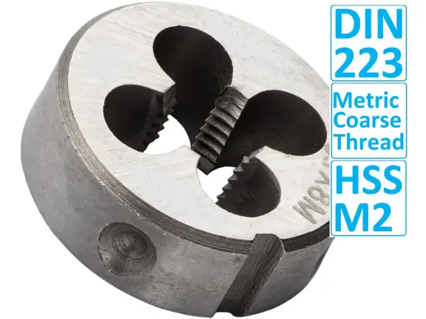 Плашка HSS M2 М8х1,25мм