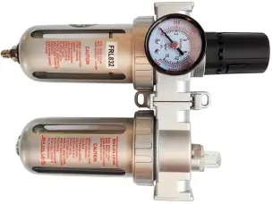 Блок підготовки повітря Air Pro 1/4" 5 мкм (фільтр+регулятор+лубрикатор)