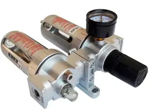 Блок підготовки повітря Air Pro 1/4" 5 мкм (фільтр+регулятор+лубрикатор)