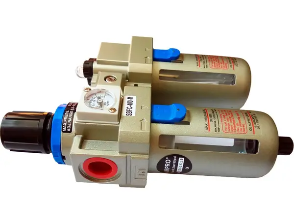 Блок підготовки повітря Air Pro 1/4" з регулятором та лубрикатором