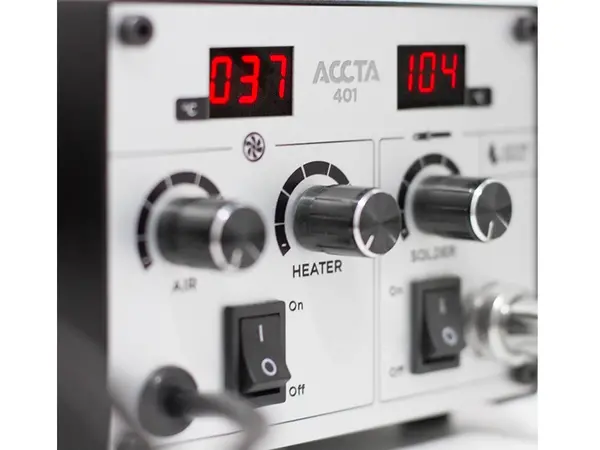 Цифрова термоповітряна паяльна станція Accta 401